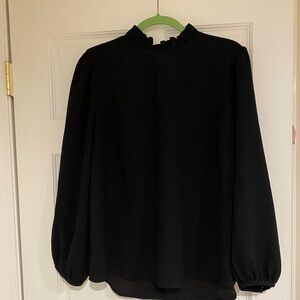 Mock Neck Blouse